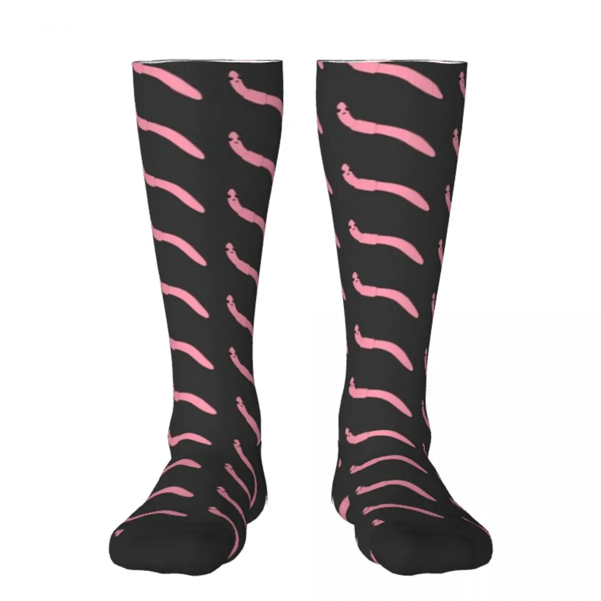 

Cute Worm (Requested) Socks Toe sports Christmas Socks Women Men's