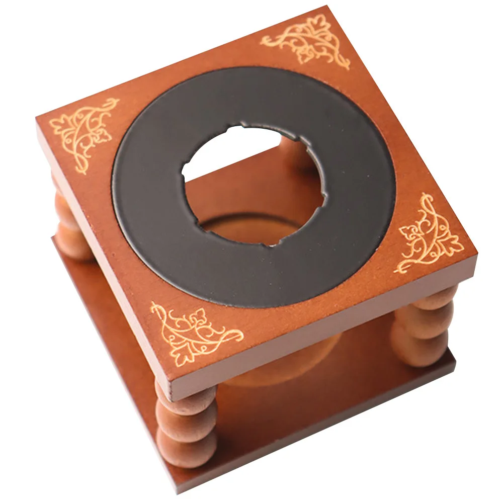 

Lacquer Melting Furnace Wax Seal Warmer Compact Portable Metal Wood Small Wax Melting Pot Easy Use for DIY Seal Stamp Furnace