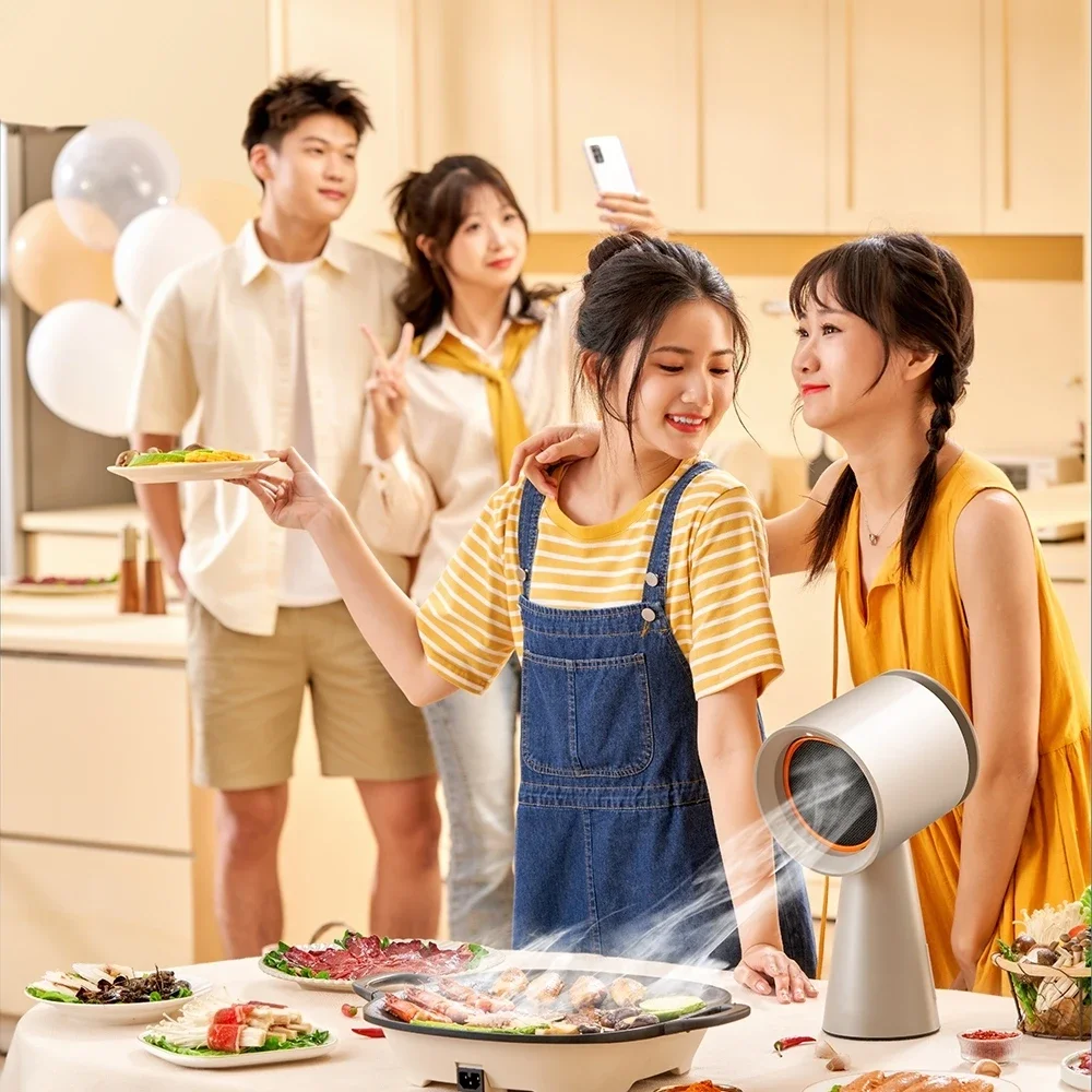 FirmHome StoreKitchen Cooking Purifiers Portable Desktop Kitchen Range Hood With Carbon Filter