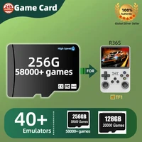 Tarjeta de juego TF para tarjeta de memoria R36S, Plug & Play de alta velocidad, PSP, PS1, N64, GBA, GBC, SFC, 256G, 58000 + juegos Retro, tarjeta de sistema 128G, BOYHOM