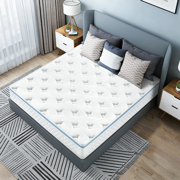 Custom Queen King Size Orthopedic Pocket Spring Mattress Compressed Mattress in a Box Bed Mattress Home Furniture
