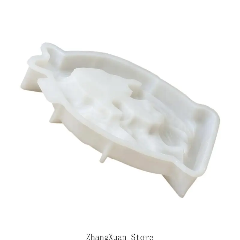 Silikonform mit Krippenmotiv, Mehrzweck-Silikonform zur Herstellung von Kerzenseife, 3 x – Detail 3