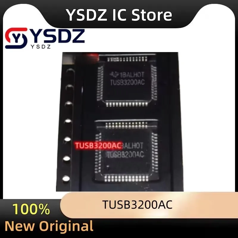 5pcs TUSB3200AC TUSB3200 TUSB3200C Original Chip TQFP-52 Electronic Component for Resale in Electronics Store