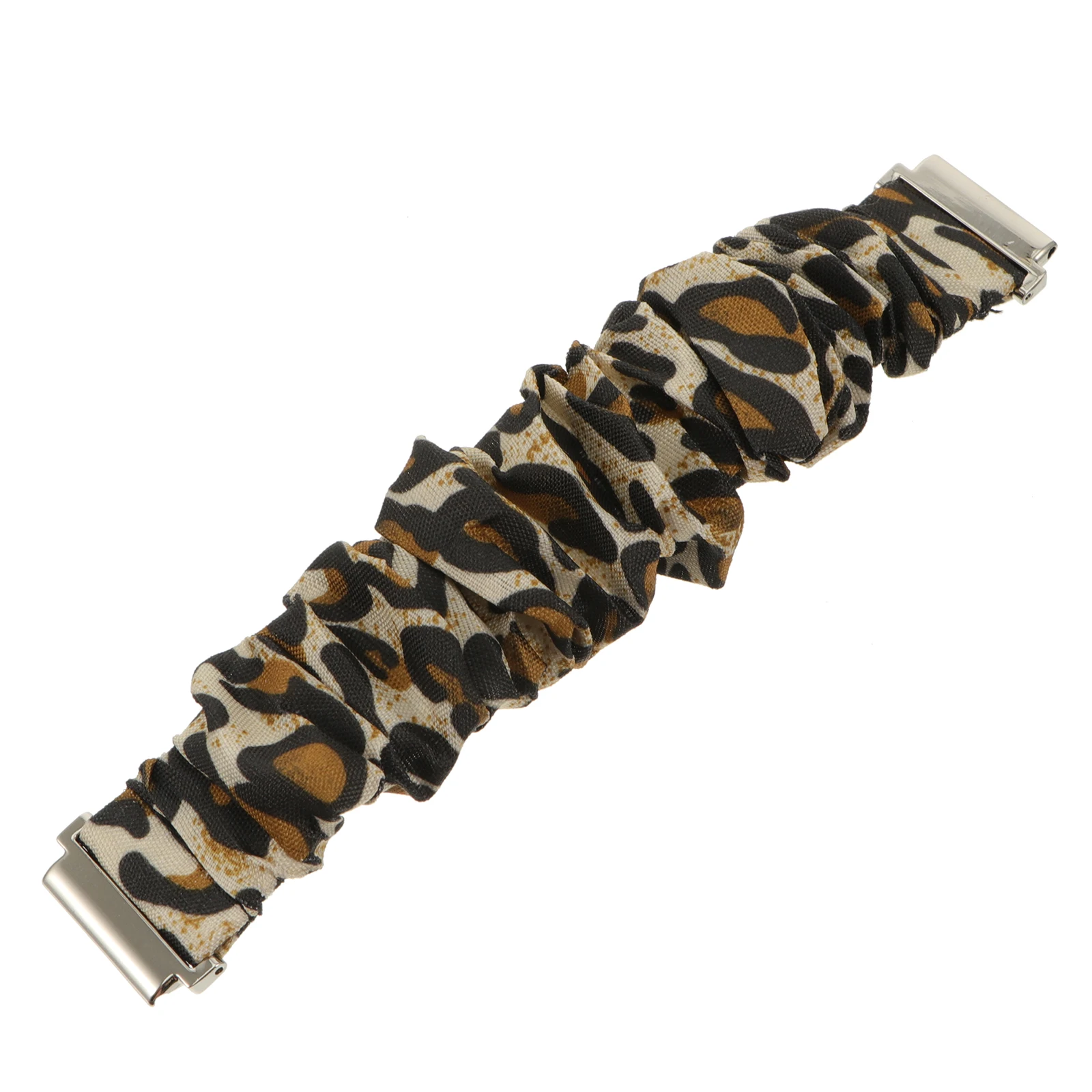 

Intelligent Leopard Print Strap Miss Replacement Wristband Fabric Watch Watchband