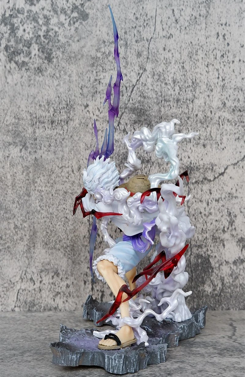 26cm Anime One Piece Monkey D Luffy Gear Quinto Nika Ver. GK PVC Action Figure Estátua de Batalha Modelo Colecionável Crianças Brinquedos Boneca