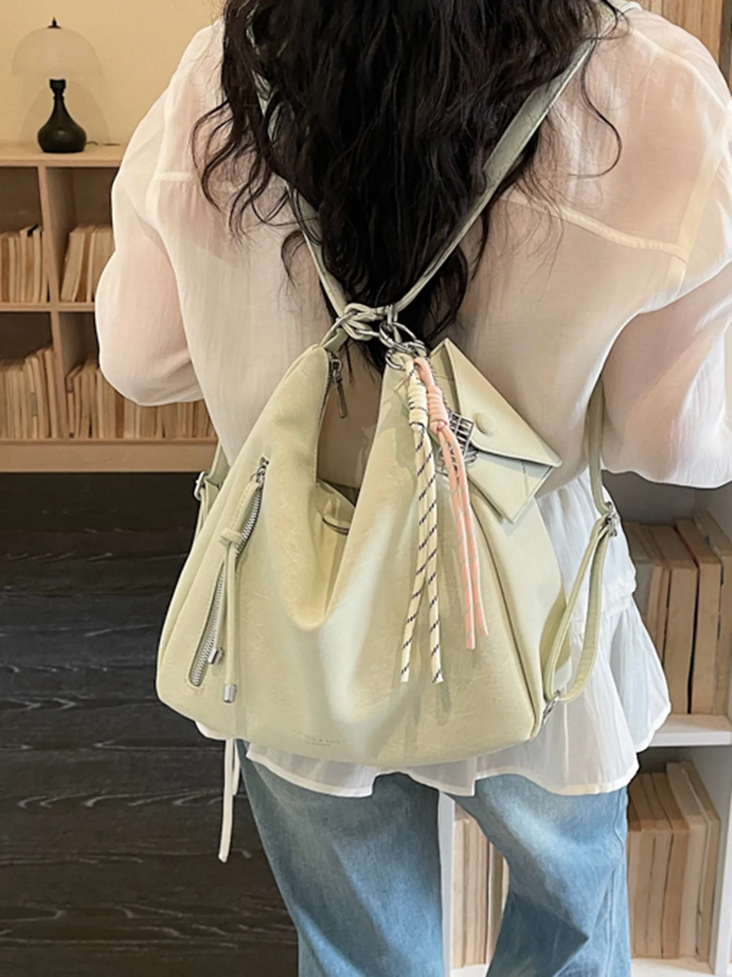 多機能女性用クロスボディバッグ-2026-新しいダブルショルダーバッグエレガントな通勤シングルショルダーバッグ大容量トートバッグ
