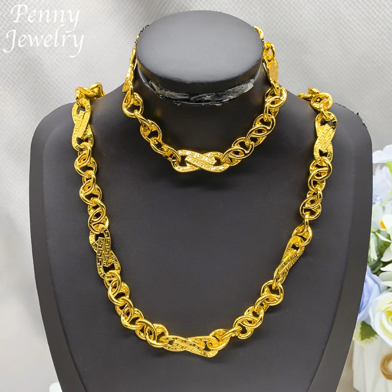 Dubai Men'S Fashion - Perhiasan Lapis Emas 22K Dubai untuk