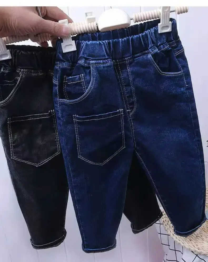 Jeans urso casual feminino, calça infantil estrangeira, feminina tesouro, versão coreana, nova, estilo primavera e outono