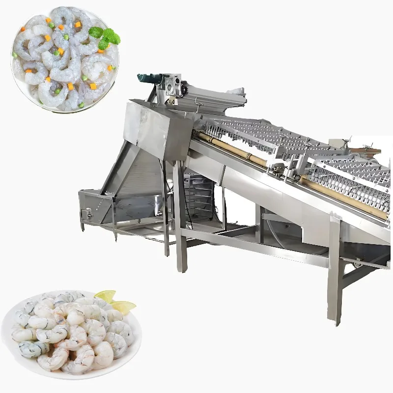Perfect Industrial Automatic Shrimp Back Opening Cutting Cleaning Shrimp Peeling Machine with Core Motor Component