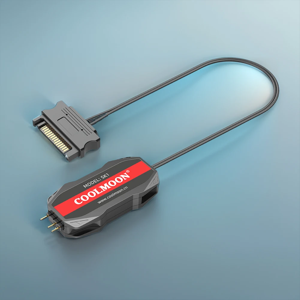 

Контроллер ARGB 5В 3-контактный с питанием от SATA, мини-контроллер RGB 3-контактный хаб для компьютера, корпуса, вентилятора, светодиодной ленты