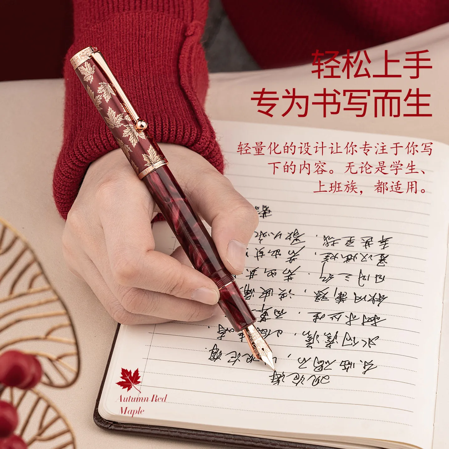 Nowa Wersja Pióro Wieczne Hongdian N8S z Akrylową, Miękką Końcówką Flex Nib EF/F/ Blade F/M, Pióro do Pisania i Konwerter, Szare, Zielone, Czerwone Pióro — zdjęcie produktu 3