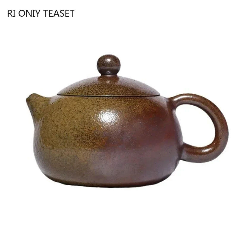 

220ml Traditional Kiln Change Yixing Purple Clay Teapots Handmade Xishi Tea Pot Beauty Kettle Chinese Authentic Zisha Tea Set