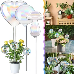 Dispositif d'arrosage automatique en forme de cœur, bidons d'eau pour plantes, globes en verre plus lents, fournitures de jardin à domicile, 2 pièces, 4 pièces