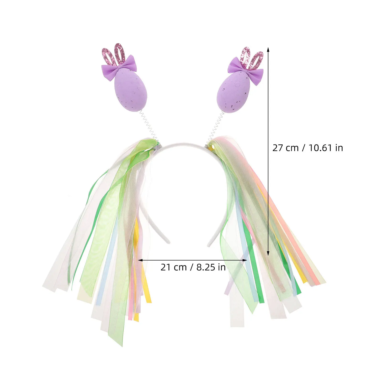 عصابة رأس على شكل أرنب عيد الفصح على شكل بيضة أرنب وأذن أرنب وإكسسوارات حفلات المهرجانات للفتيات والنساء لطيفة وخفيفة الوزن وقابلة للتعديل #6
