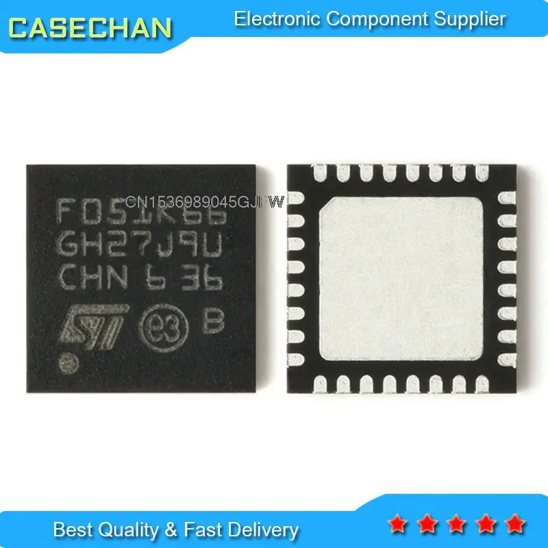 1PCS STM8L151K4U6 QFN-32 STM32L051K8U6 STM32F051K8U6 STM32F051K6U6 STM32F031K4U6 STM32F STM32L STM8L New orginal IC chip