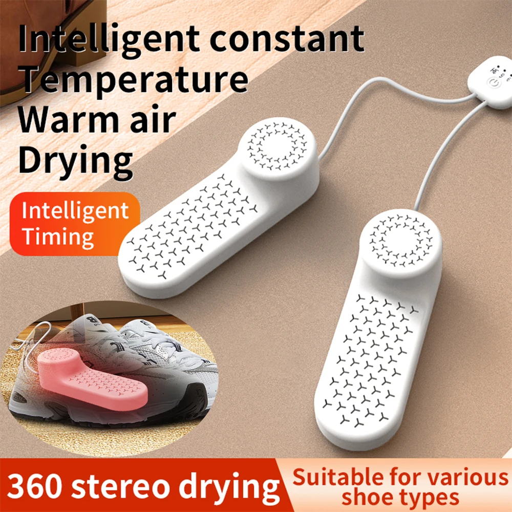 Household USB Timer Electric Shoes Dryer Fast Drying Shoe Dehumidifier Winter Heater For Boot Sterilizion Bactericidal Deodorant