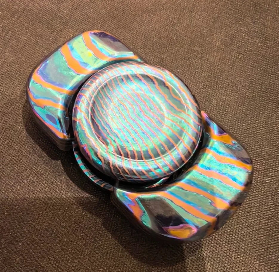 Used EDC X Zircuti Spindle Stress Relief Toy Haptic Spinner Fingertip Gyroscope Decompression Toys For Adult
