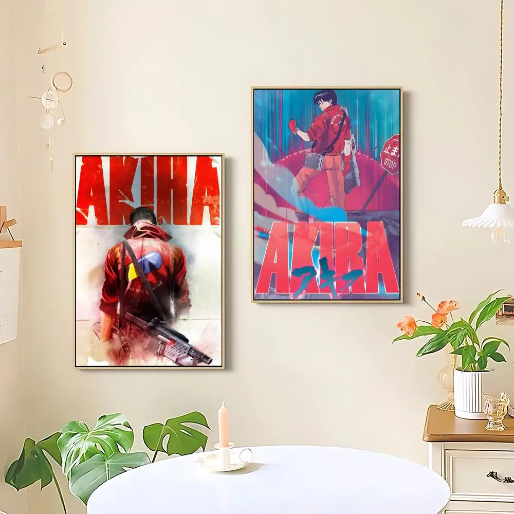 Akira Anime Poster HD art sticky wall waterproof home living room bedroom bar aesthetic decoration