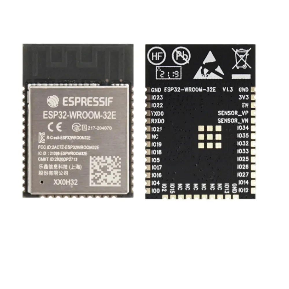 1/5/10PCS ESP32-WROOM-32E/32UE ESP8685 WiFi Bluetooth Dual Core Xtensa LX6 240MHz 2.4GHz Wi-Fi4 BLE Module IoT