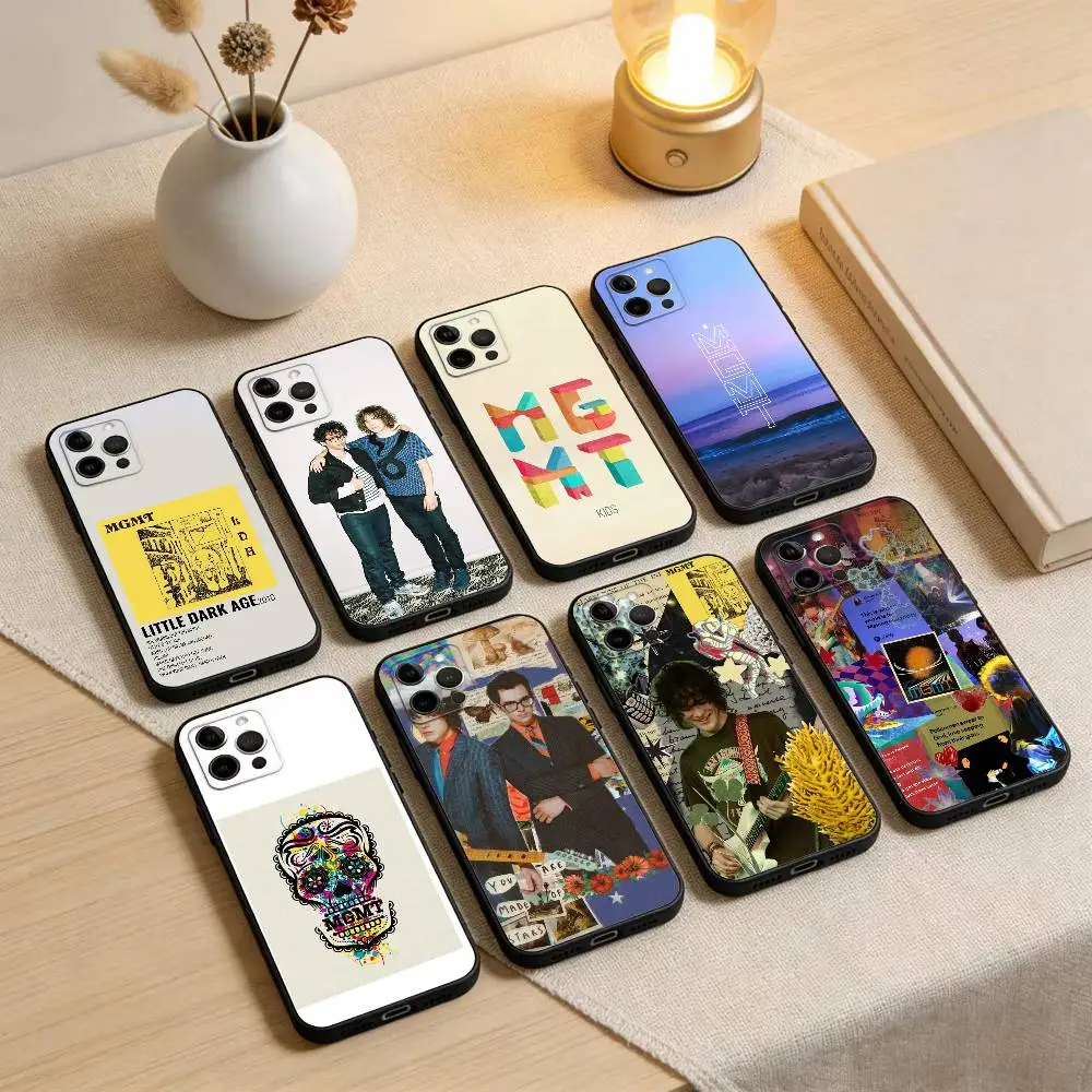 

M-MGMT-Loss-Of-Life Phone Case For iPhone 17,16,15,14,13,12,11 Plus,Pro Max,XS,Soft Silicone Black Cover