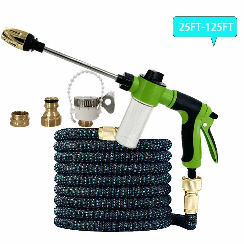 

Scalable Flexible Garden Hose, Multifunctional High-Pressure Water Gun, Practical Tool For Courtyard Irrigation And Flushing