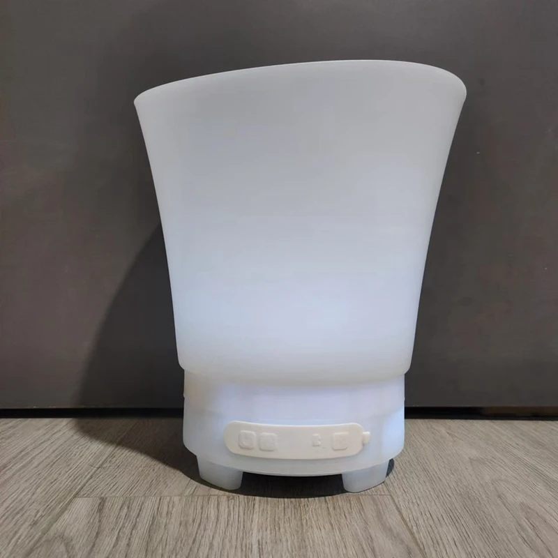 AB09-5L RGB LED Ice Bucket With Bluetooth Speaker Waterproof Silicone Light Up Champagne Beer For Bars Nightclubs Night Party