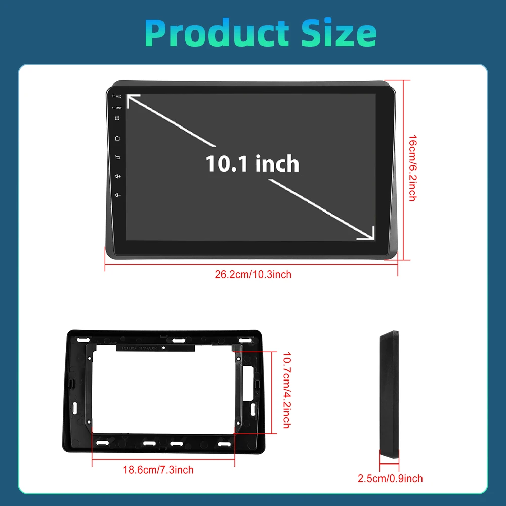 Hikity 10.1" Android 2din Car Radio For Renault Master 2021 Carplay Multimedia player Android Auto Audio WIFi GPS Navigation images - 6