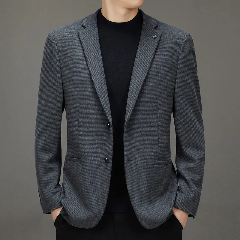 

1-A207 Young and Middle-aged Men's Casual Suit Two-button One-piece Korean Fashionable Jacket Gentleman's Suit