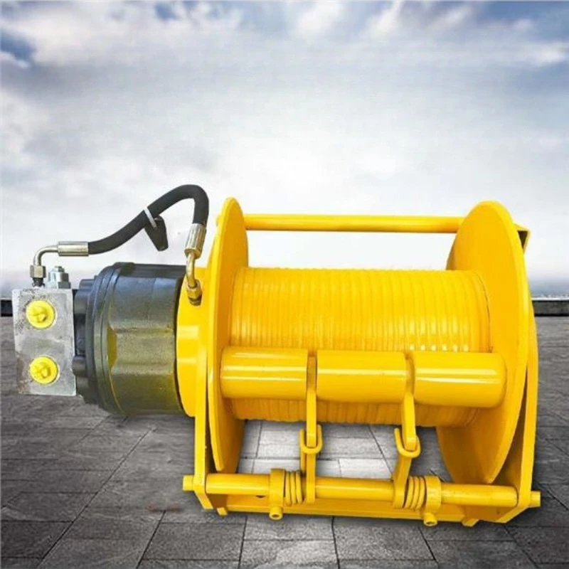 Truck-mounted marine excavator construction ton winch 3 winch winch