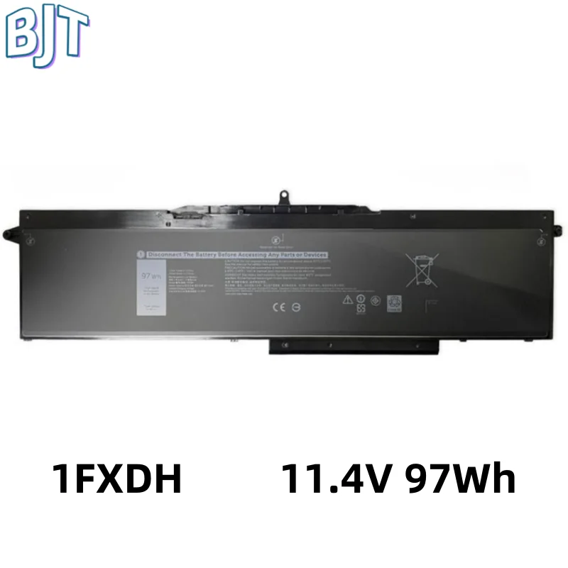 New 11.4V 97Wh 1FXDH Laptop Battery For Dell Latitude 15 5501 5511 For Dell Precision 3541 3551 P80F003 P80F004 D191G 1WJT0