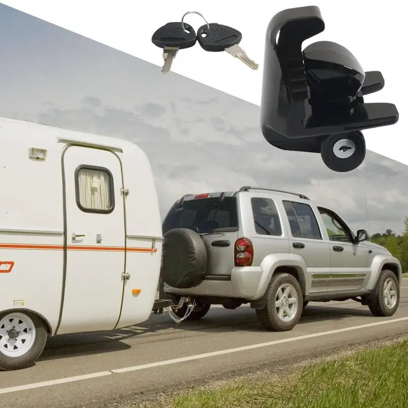 For Refer To Description  Trailer Hitch Lock Adjustable Lock System Hitch Locks With Keys RV Locks For Travel Trailers RV