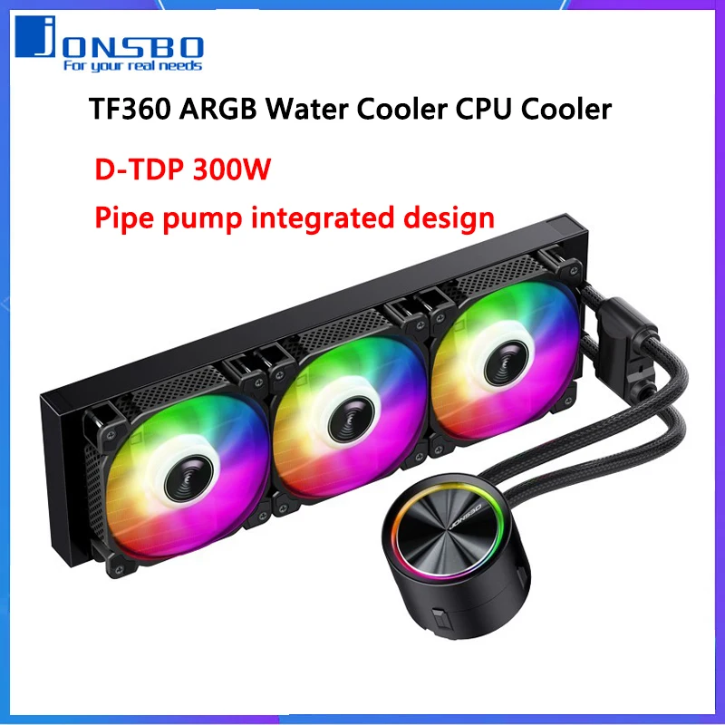 JONSBO TF360 ARGB Water Cooler CPU Cooler High Performance All-in-One Water Cooling Radiator For LGA1700 1200 115X 2011 AM4 AM5