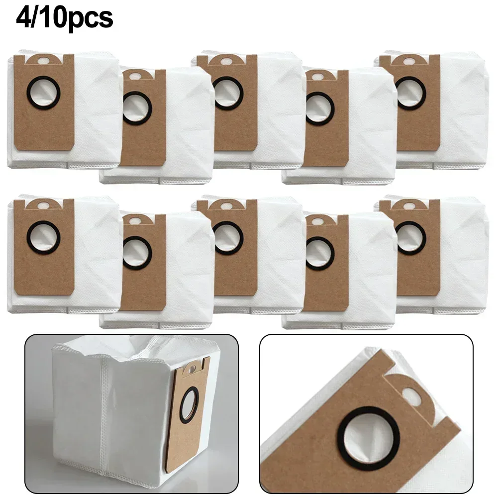 4/10pcs Non-woven Fabric Dust Bags Set For Cecotec For Conga 7490 7290 For Eternal Robot Vacuum Cleaner Replacement