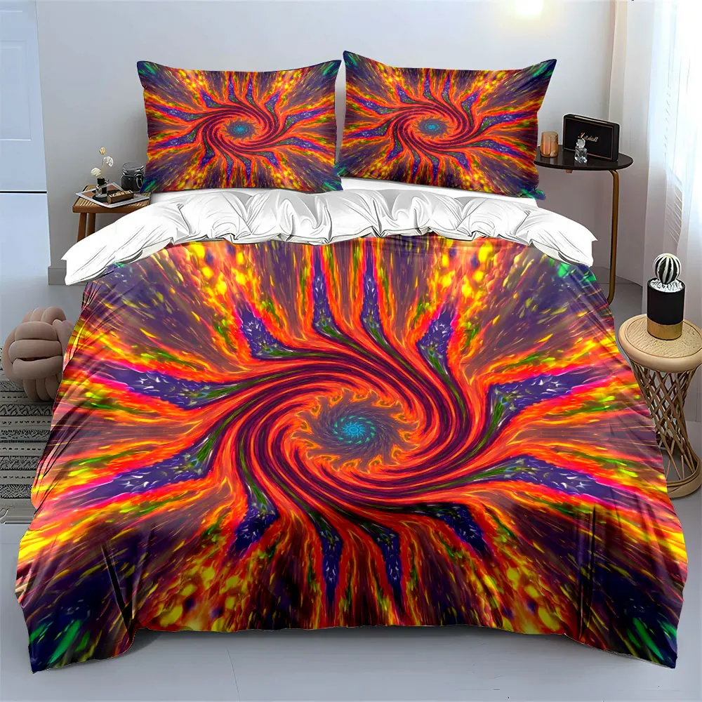 Colorful Abstract Art Set Multiple sizes kid's and adults' bedroom Exquisite 3PC bedding set, gift