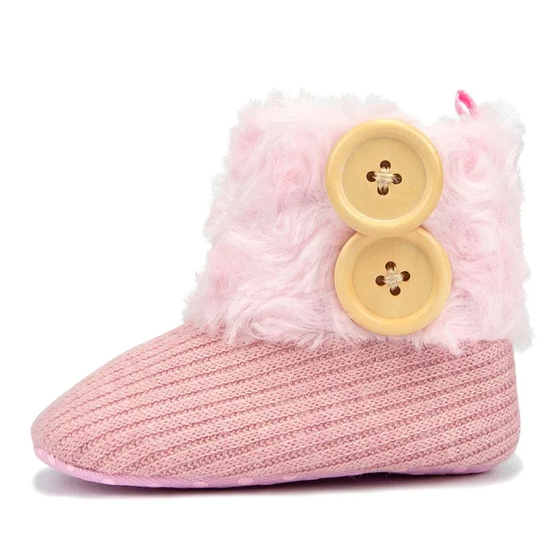Children's Winter Boots for Girl 2025 New Toddlers Fashion Causal Short Boots Soft Furry Hairy Kids Outdoor Ankle Cotton Boots