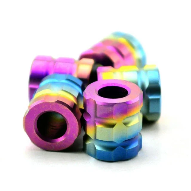 

1 шт., запеченный синий нож из титанового сплава