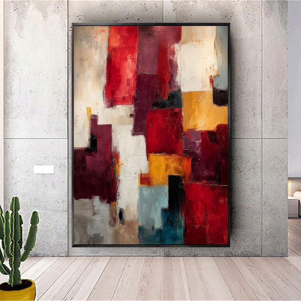 Home Decor Interior - Modern Büyük Duvar Sanatı Posteri Soyut
