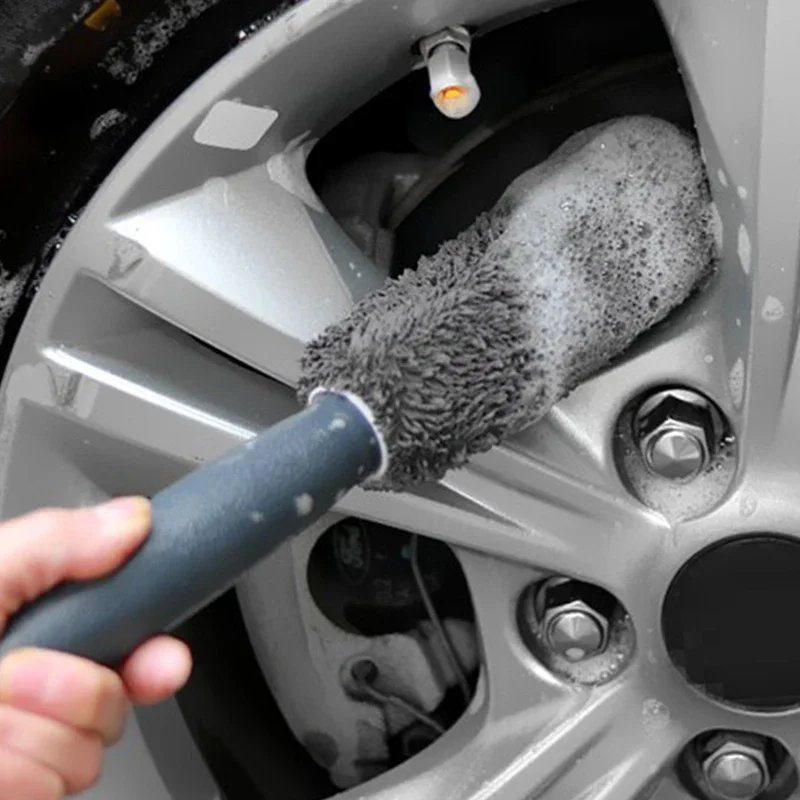 Kit profesional de limpieza de ruedas de coche con cerdas suaves para llantas y neumáticos de aleación