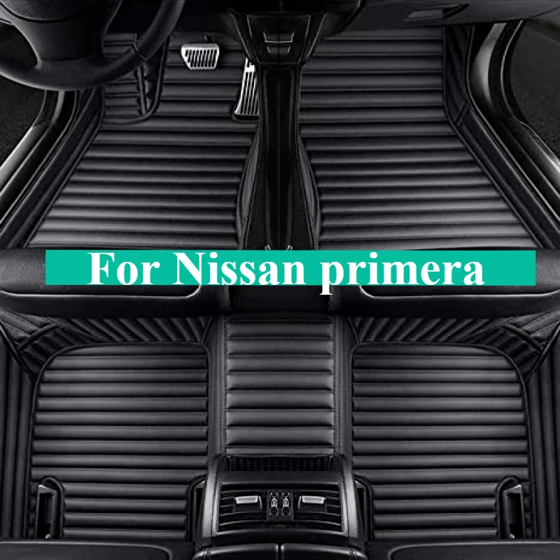 

Автомобильные коврики под заказ для Nissan primera p12 2005-2023-2024, всесезонные автомобильные аксессуары, кожаные Коврики для ног, модные коврики, коврики