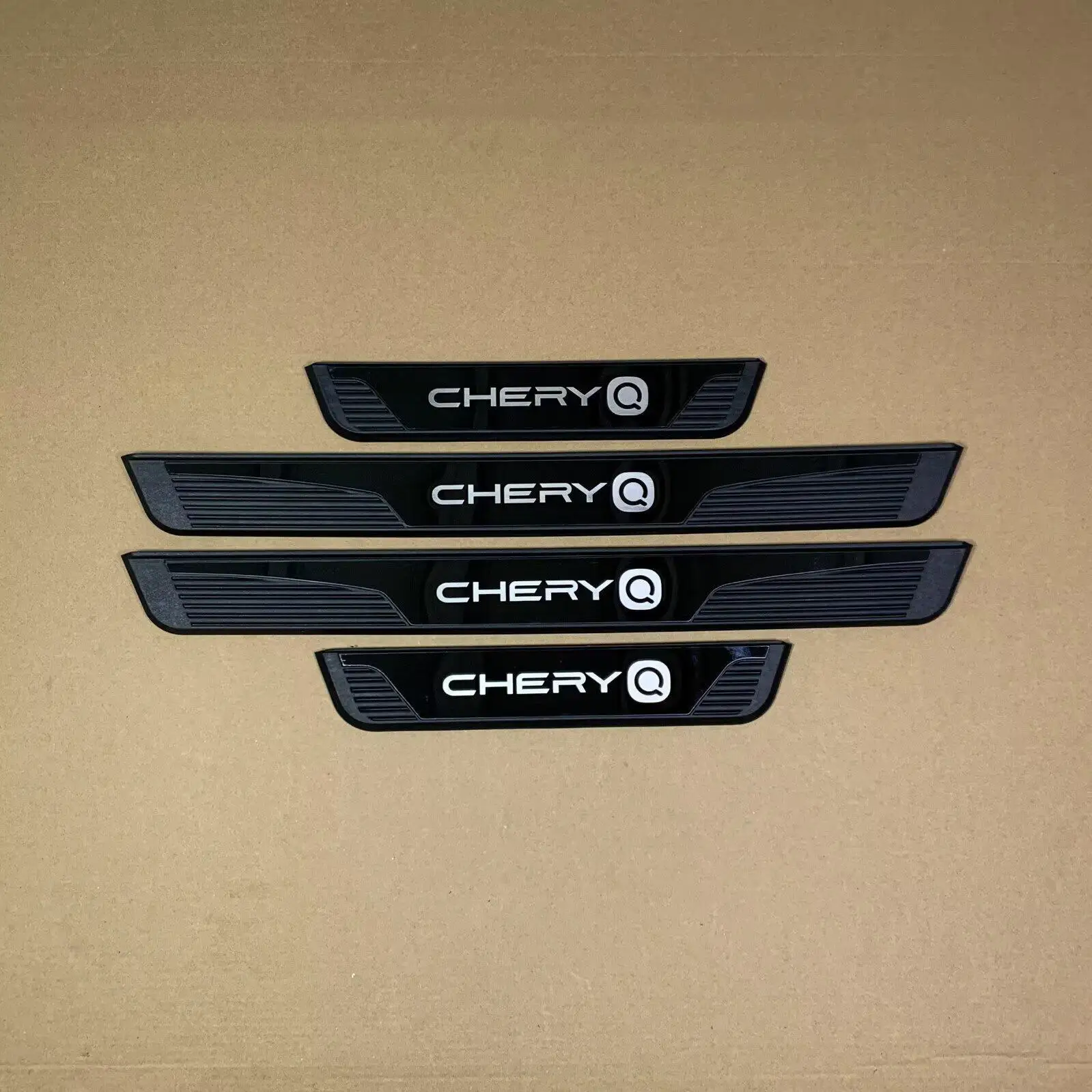 For Chery Q 2027 2026 Auto Spare Parts Door Sill Kick Scuff Plate Protector Plastic Sticker Guard Pedal 3D Cover Car Accessories