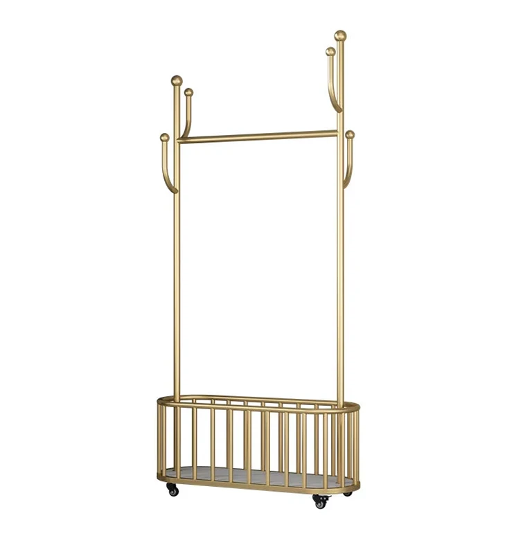 

Простая установка, корзина для хранения, большая вместительная тележка, вешалка для шляп, сушилка для одежды в спальне, передвижная напольная стойка для хранения