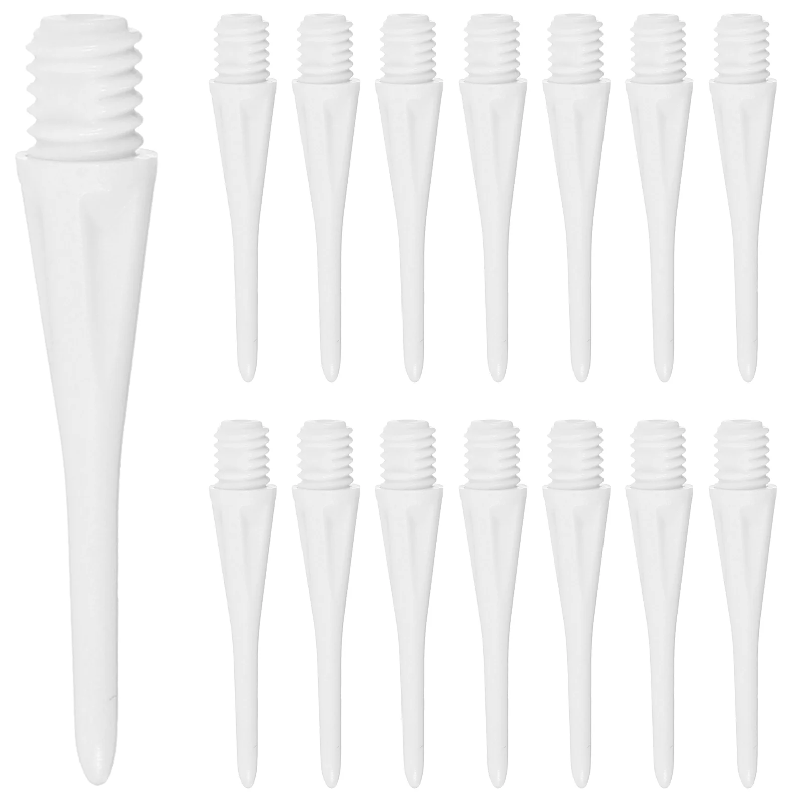 

50 Pcs Soft Dart Head Portable Tips Practical Heads Accessories for Needle Plastic Wear-resistant Needles