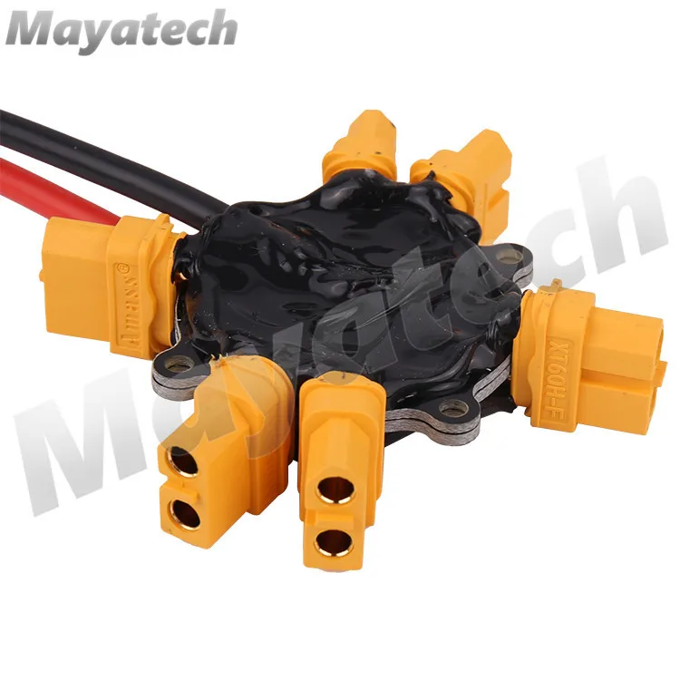 High current distributor V1 is welded, high voltage and high current, welded version XT90 six-axis version V1 accessories