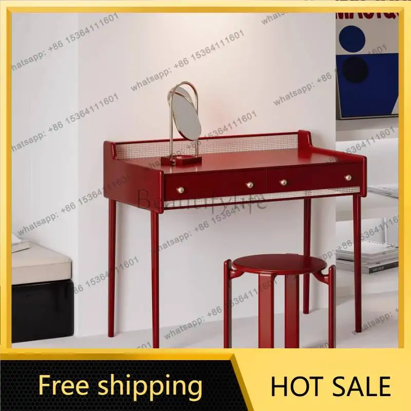 zj.Minimalist Sturdy Makeup Table Simple Narrow Modern Storage Dressing Table Bedroom Lounges Coiffeuse Chambre Furniture For Ho