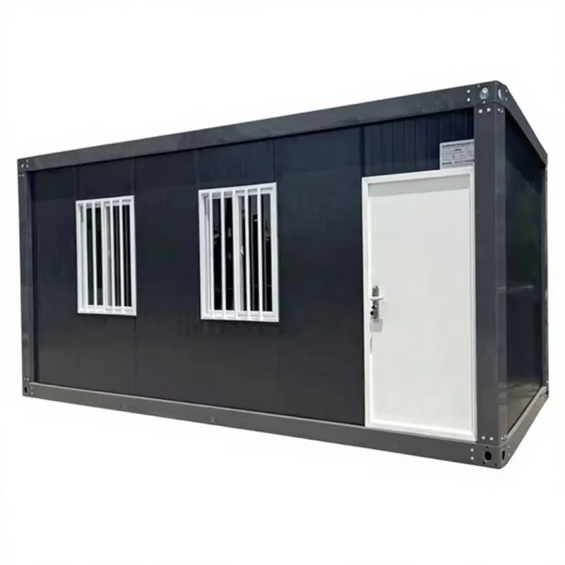 Manufacturer Low Price 20ft Container Houses Portable Movable Temporary Housing For Home Steel Sandwich Panel Apartment Hotel