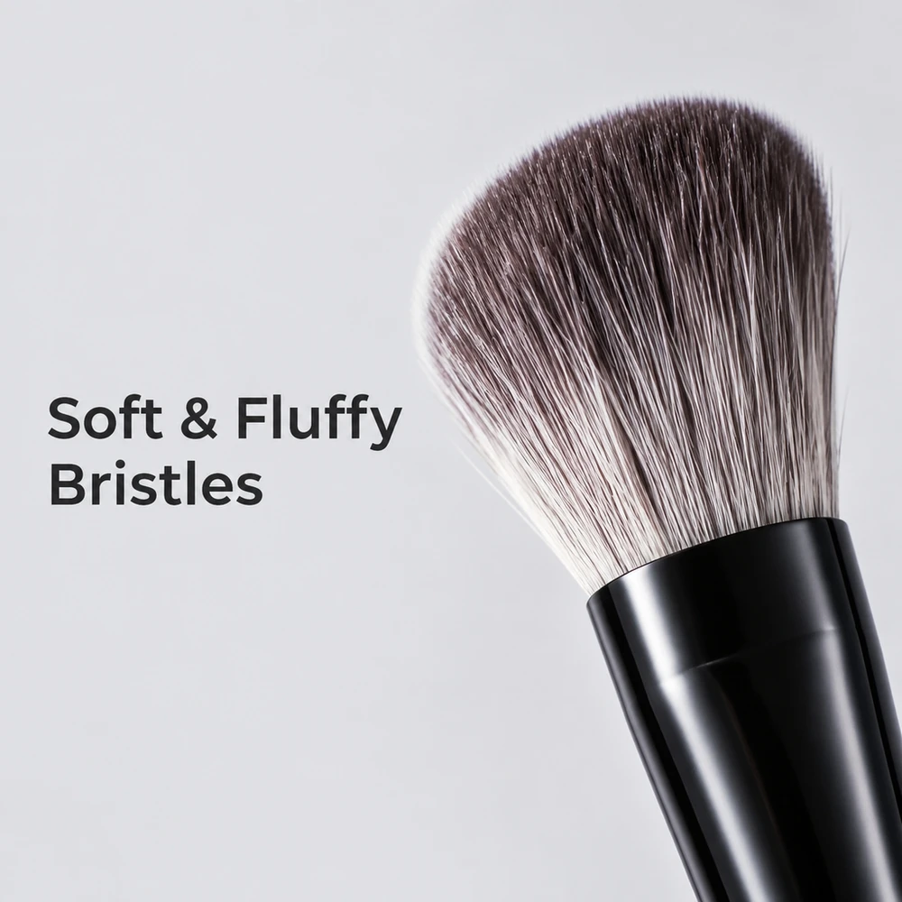10Pcs Soft Eye Shadow Brush Set Black Handle Eyeshadow Blender Liner Knife Edge Detailing Small Makeup Tools Kit