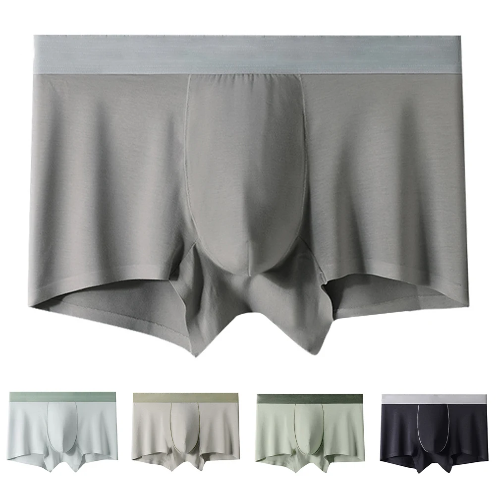 

Modal Spandex L-3XL Breathable Trunks Boxershorts Classic Style Fashion Underwear Athletic Activities For Sleep
