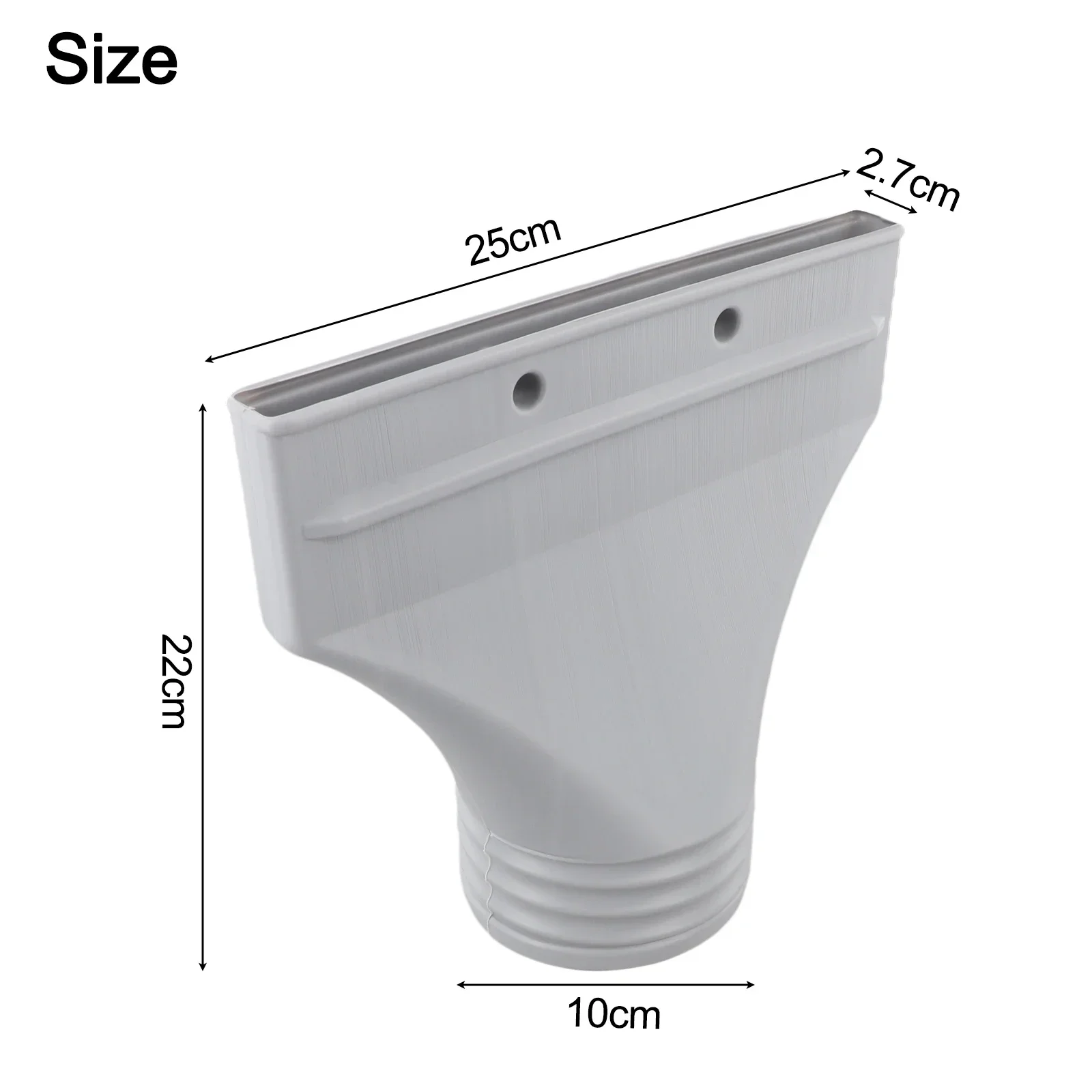 Adapter Flat Hose Adapter Effortless Setup Four Locking Tabs High-Quality Plastic Long-Lasting Performance Minimal Height