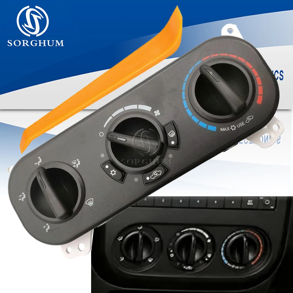 

P55111874AF панель обогревателя переменного тока, переключатель климат-контроля для Lexus Dodge Caliber Jeep Wrangler Patriot Compass 5058299AD 5058299AE