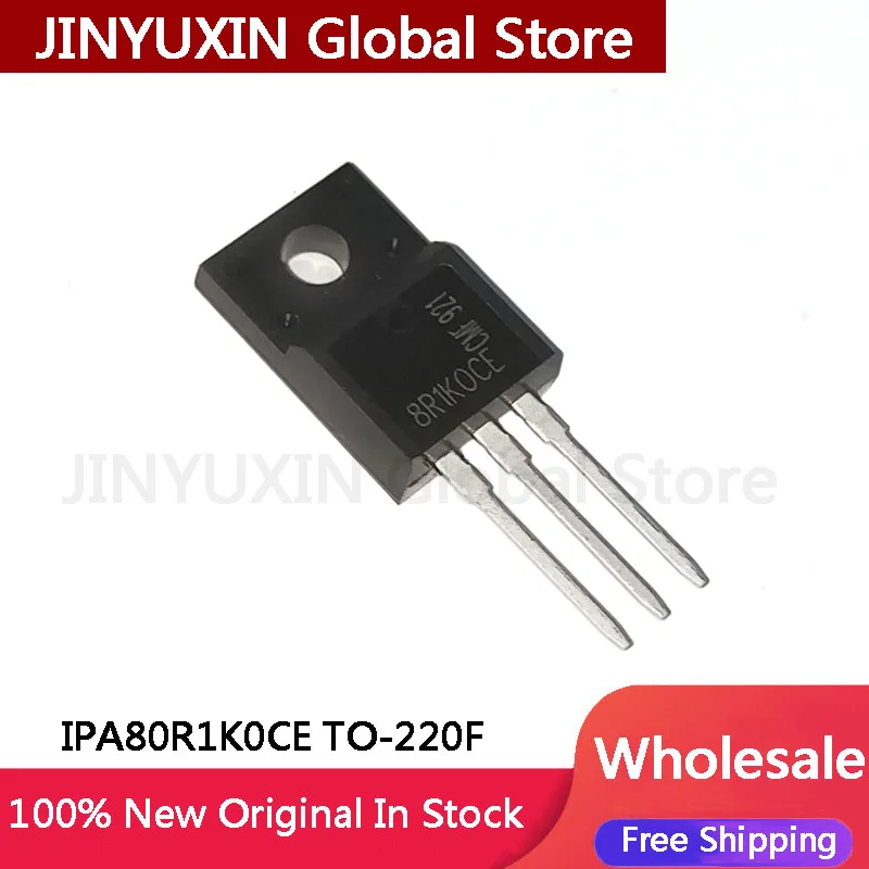 5-100PCS New Original IPA80R1K0CE 8R1K0CE TO-220F 5.7A 800V N channel FET In Stock IC Wholesale